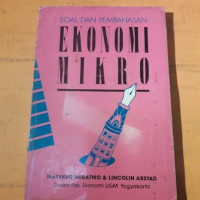 Soal dan pembahasan ekonomi mikro