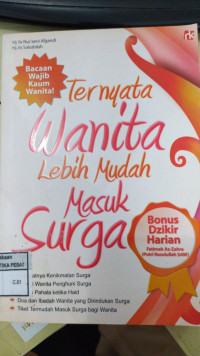 Ternyata wanita lebih mudah masuk surga